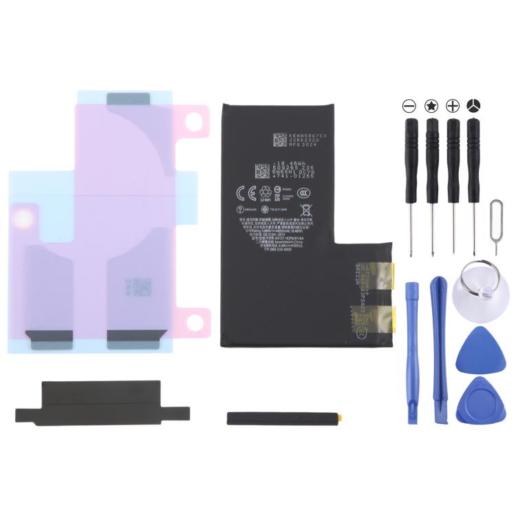 JUXIN Zero-Cycle Lithium-Ion Battery, For iPhone 15 Pro Max 4850mAh, For iPhone 15 Pro 3400mAh, For iPhone 15 Plus 4700mAh, For iPhone 15 3600mAh, For iPhone 14 Plus 4850mAh, For iPhone 14 3670mAh, For iPhone 14 Pro 3480mAh JUXIN Zero-Cycle Lithium-Ion Battery, For iPhone 15 Pro Max 4850mAh, For iPhone 15 Pro 3400mAh, For iPhone 15 Plus 4700mAh, For iPhone 15 3600mAh, For iPhone 14 Plus 4850mAh, For iPhone 14 3670mAh, For iPhone 14 Pro 3480mAh
